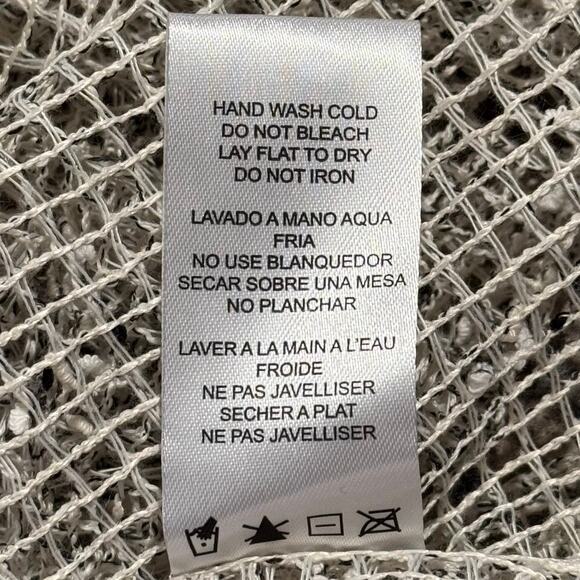 Hailey Lyn Cardigan Boho Cottage Beach Coastal Grandma Nautical Open Knit XL - Picture 6 of 7